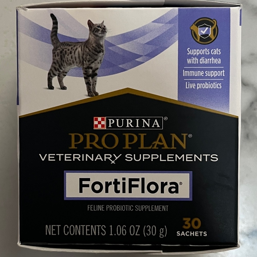 Purina Pro Plan FortiFlora Feline 30 Sachets x 2 Boxes - Picture 2 of 5